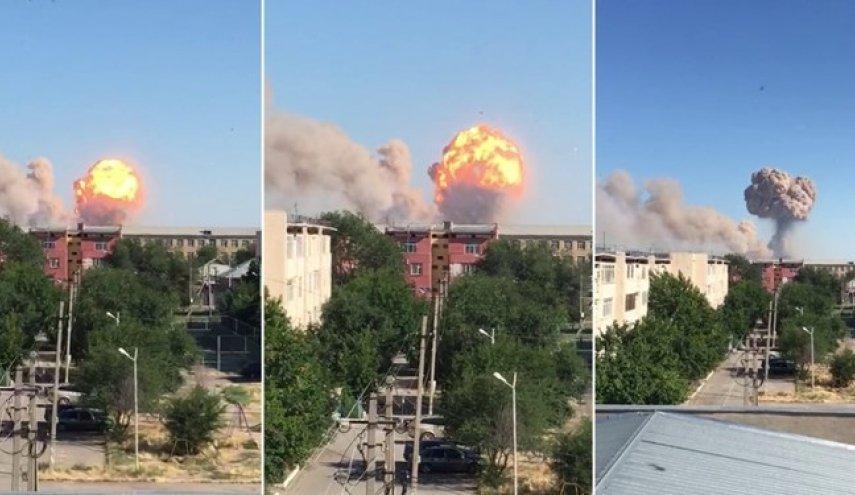 انفجار در انبار مهمات ارتش قزاقستان، دست کم 40 هزار نفر تخلیه شدند