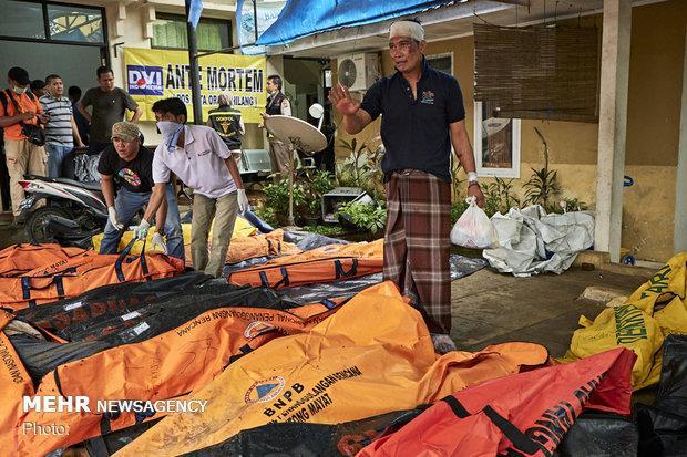 شمار قربانیان سونامی اندونزی به 281 نفر رسید
