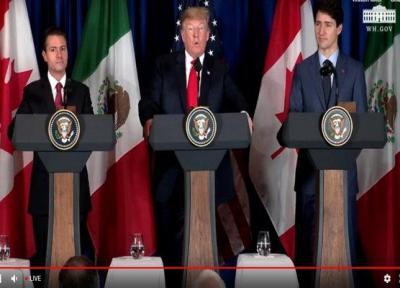 سران آمریکا، مکزیک و کانادا توافق جایگزین نفتا را امضاء کردند