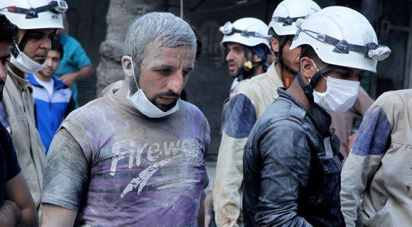 هشدار روسیه درباره تدارک کلاه سفیدها برای حمله شیمیایی ساختگی در سوریه