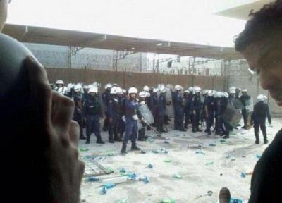 حمله نیروهای آل خلیفه به زندان جو بحرین، خونی شدن صورت زندانیان