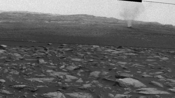 تنوره دیو در سیاره سرخ، تصویری شگفت انگیز که ناسا منتشر کرد، عکس